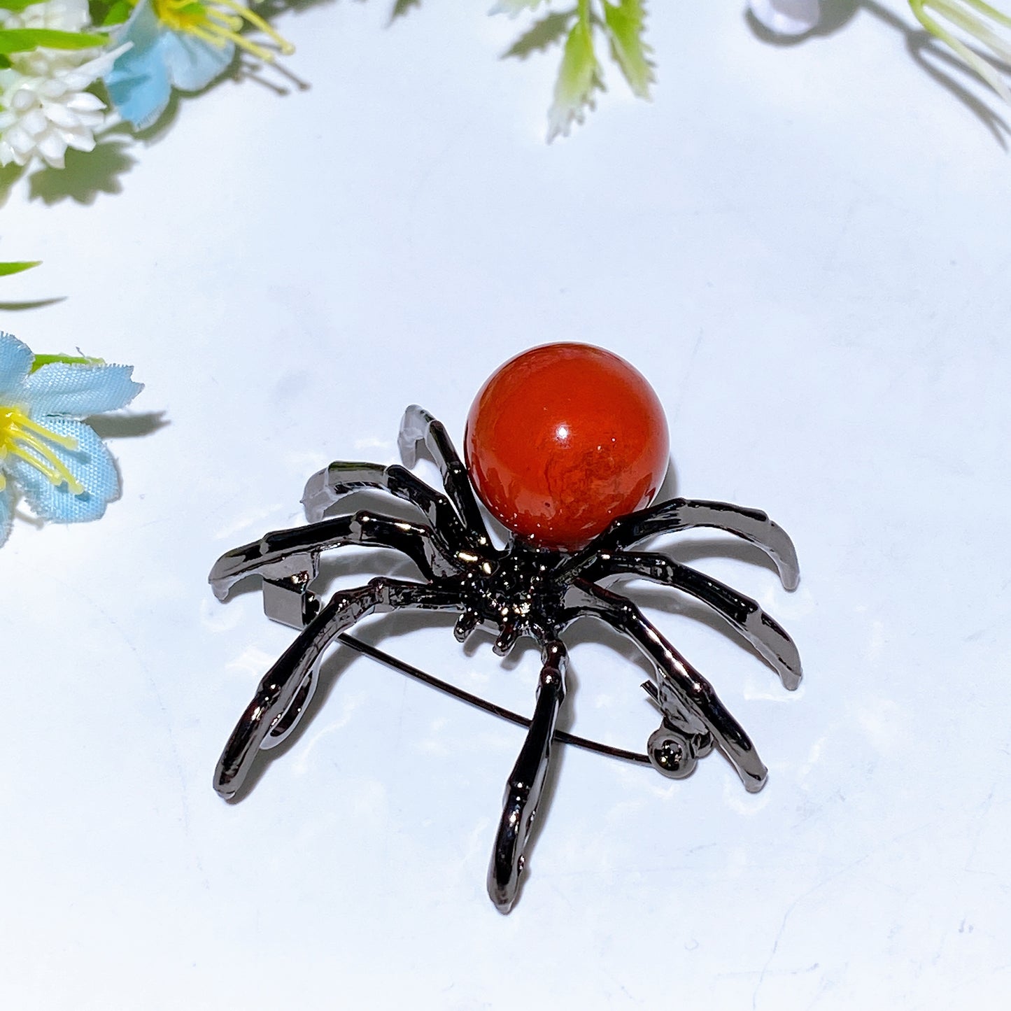 Crystal Spider Brooch Crystal Healing Bulk Wholesale