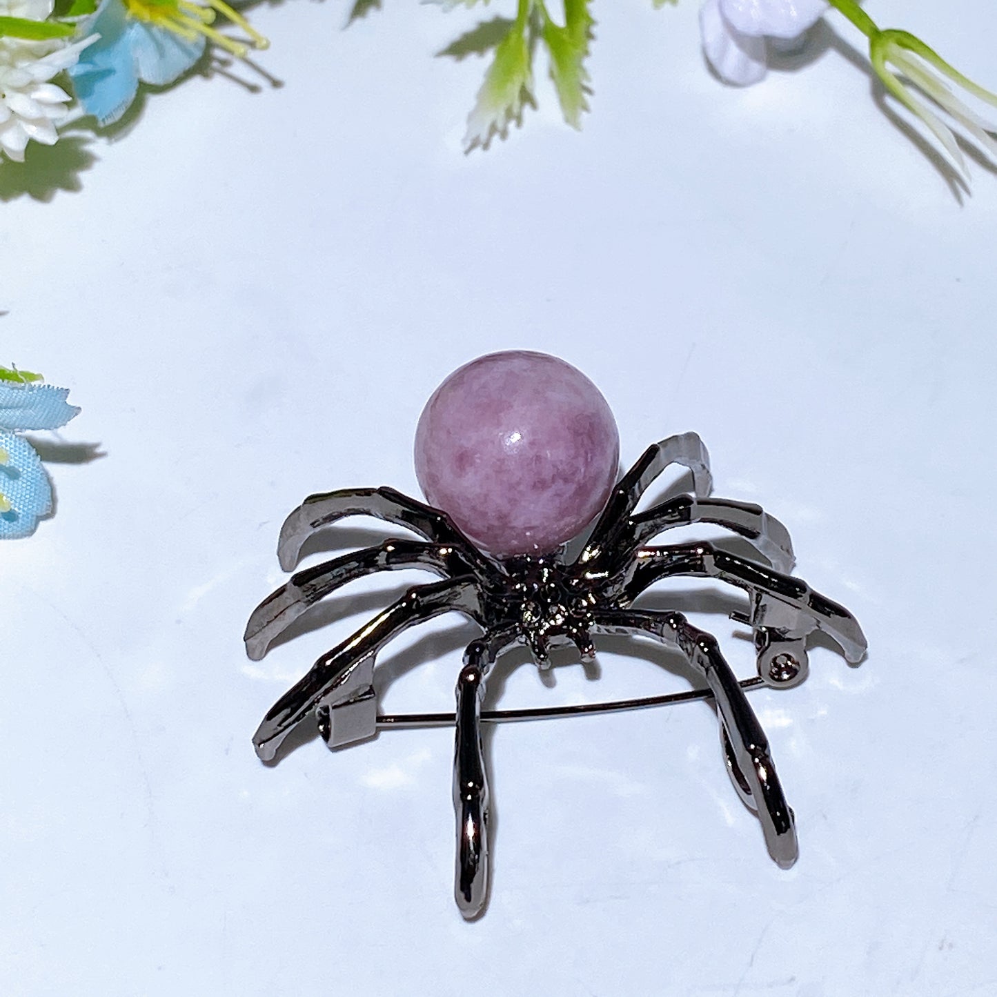Crystal Spider Brooch Crystal Healing Bulk Wholesale