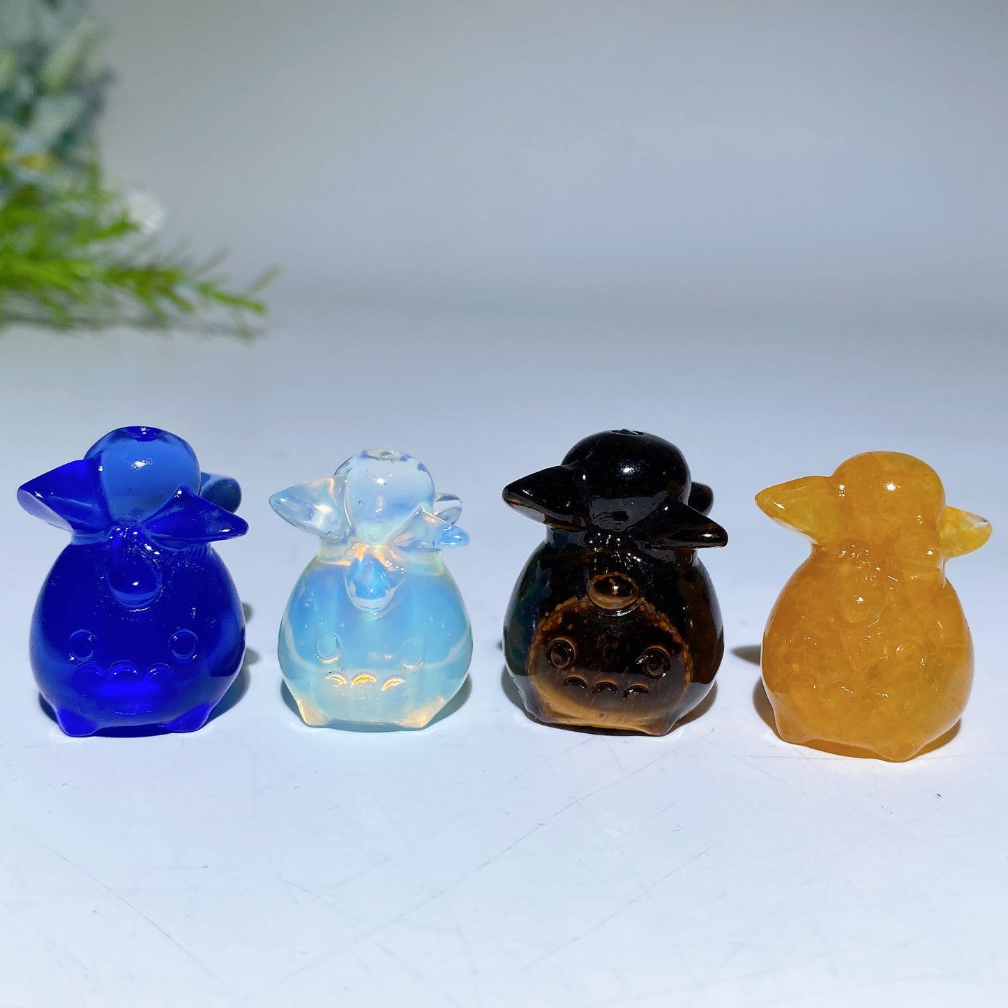 1.2" Chespin Pokemon Carving Crystal Healing Bulk Wholesale