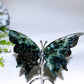 3.7" Seraphinite Butterfly Wings Carving with Stand Crystal Healing Bulk Wholesale