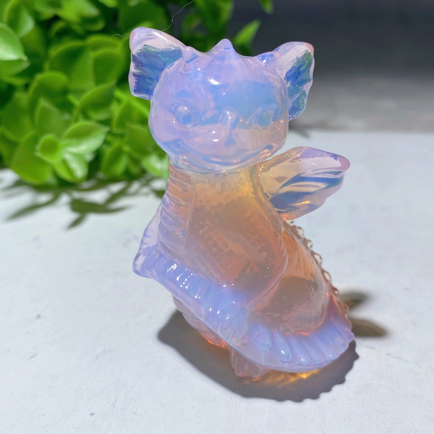 2.2" Mixed Crystal Dragon Carvings Crystal Healing Bulk Wholesale
