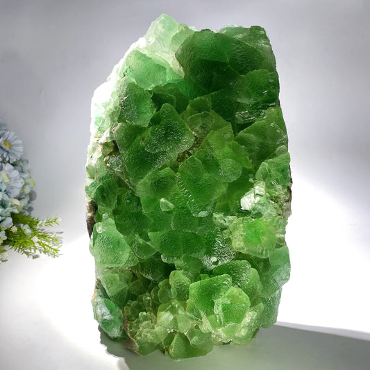 36cm Large Unique Rare Raw Fluorite Specimen from Jiangxi China Crystal Healing Bulk Wholesale