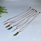 Crystal Wolf Tooth with Cord Necklace Crystal Healing Bulk Wholesale