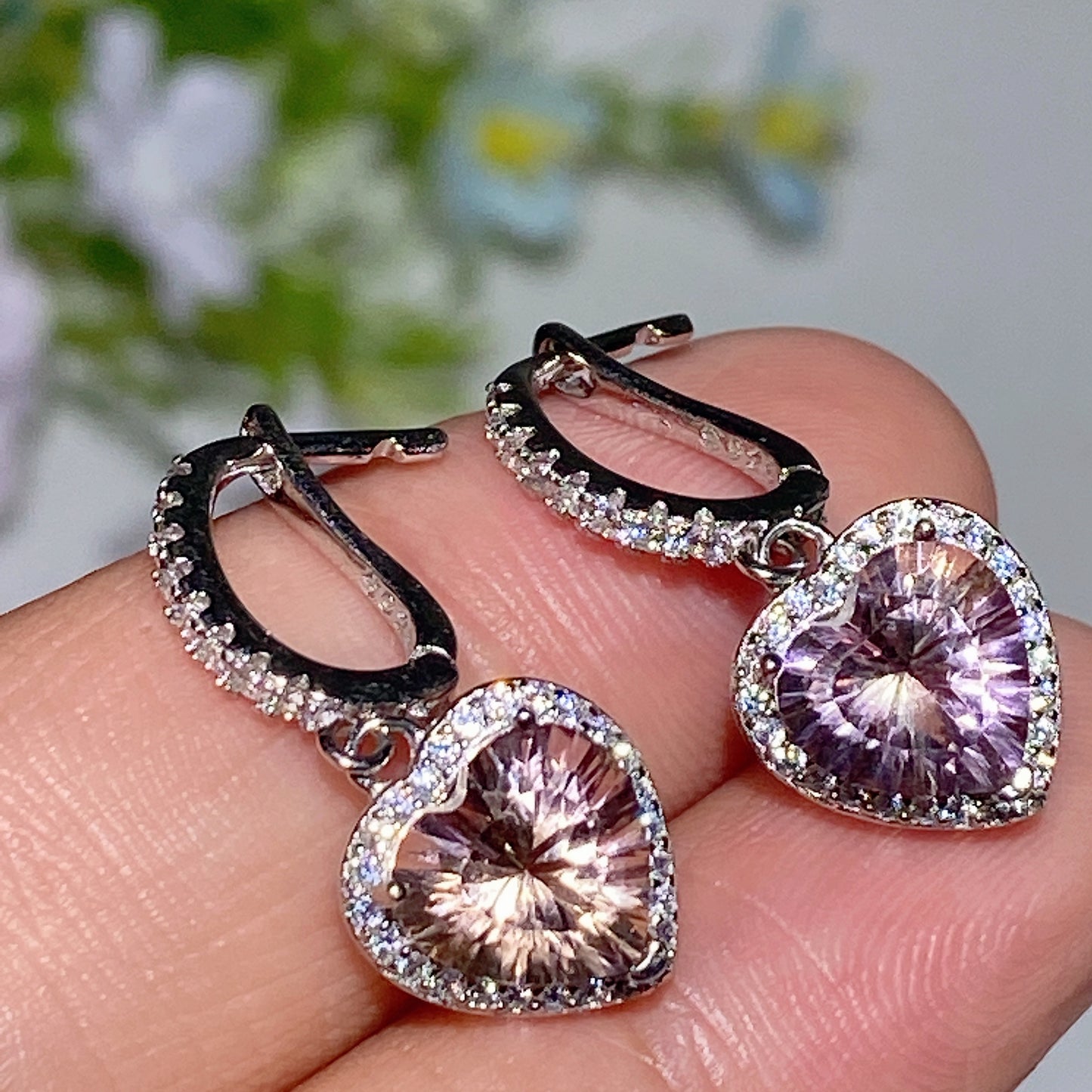 Sterling Silver Crystal Earring Crystal Healing Bulk Wholesale