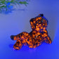2.4" Crystal Cross Legs Frog Carving Crystal Healing Bulk Wholesale