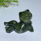 2.4" Crystal Cross Legs Frog Carving Crystal Healing Bulk Wholesale
