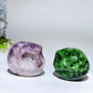 1.7" Crystal Jack Skellington Head Carving Crystal Healing Bulk Wholesale