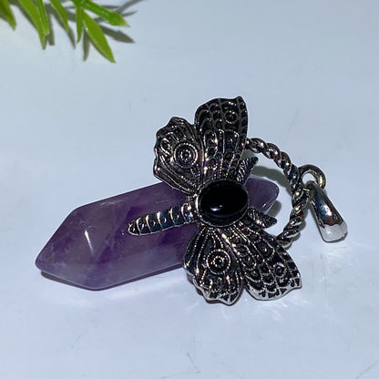 1.6" Crystal DT Point Pendant Crystal Healing Bulk Wholesale
