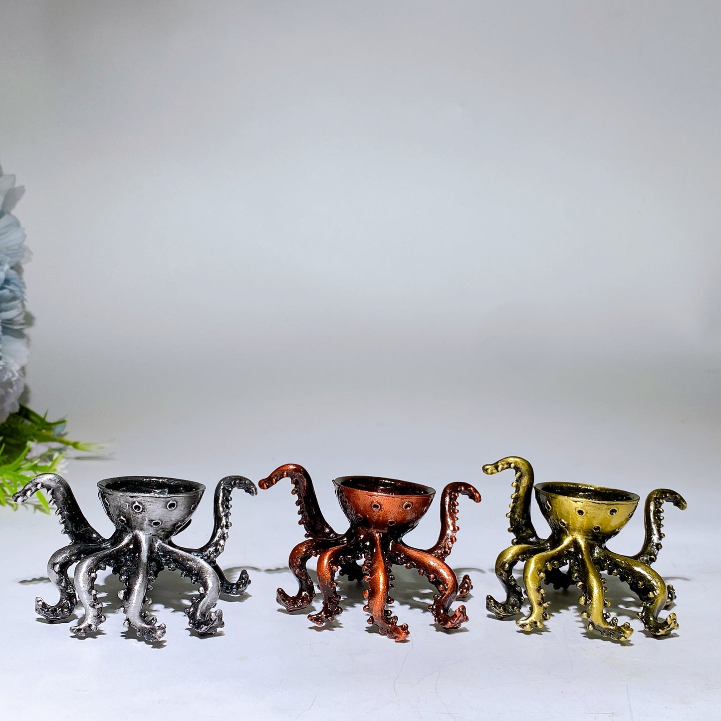 Metal Octopus Stand Crystal healing Bulk Wholesale