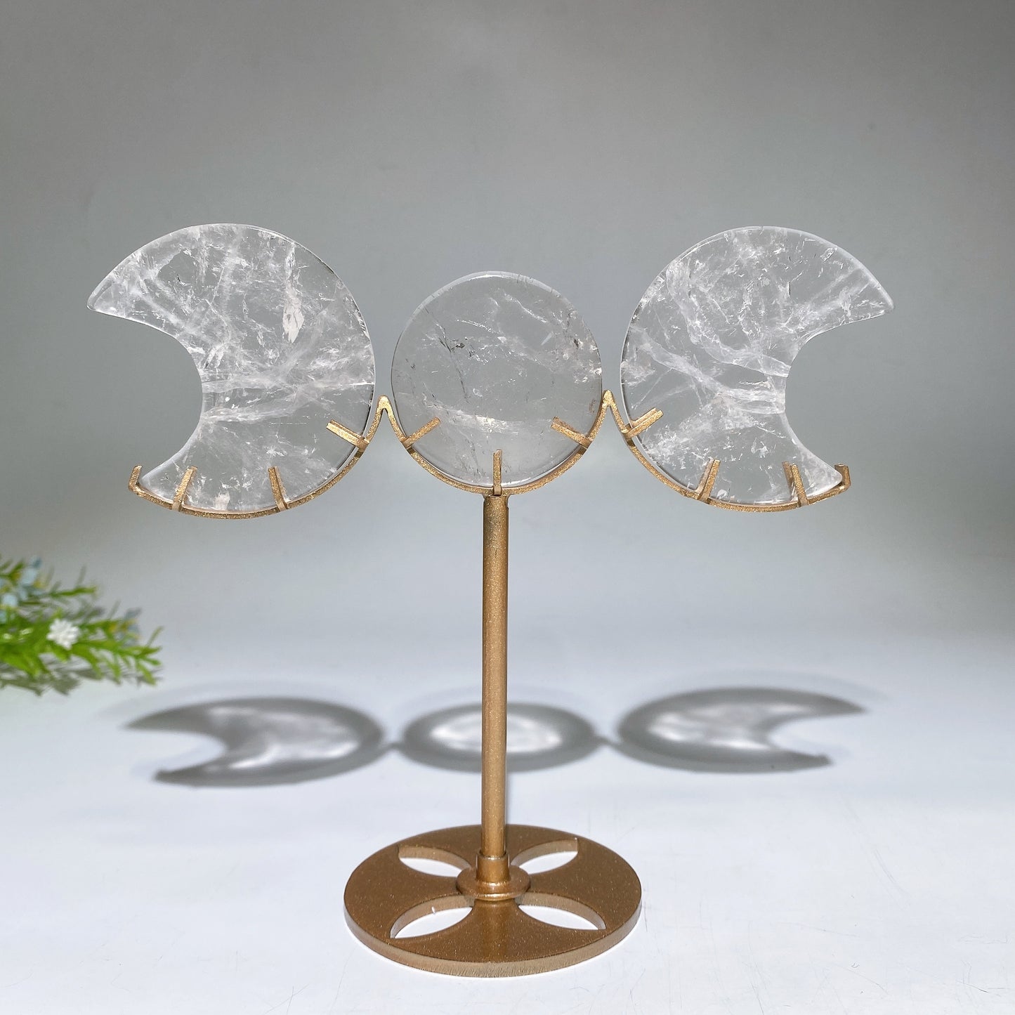 Crystal Sun & Moon Carvings with Stand Crystal Healing Bulk Wholesale