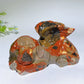5.0" Jade Dog with Wings Carving Crystal Healing Bulk Wholesale