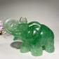 4.0" Fluorite Moss Agate Elephant Carvings Bulk Wholesale