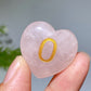 3cm Rose Quartz Heart Carving with 'LOVE' Letter Crystal Healing Bulk Wholesale Mother's Day Gift-1set