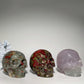 3.1’-3.3” Mixed Crystal Skull Carvings Bulk Wholesale