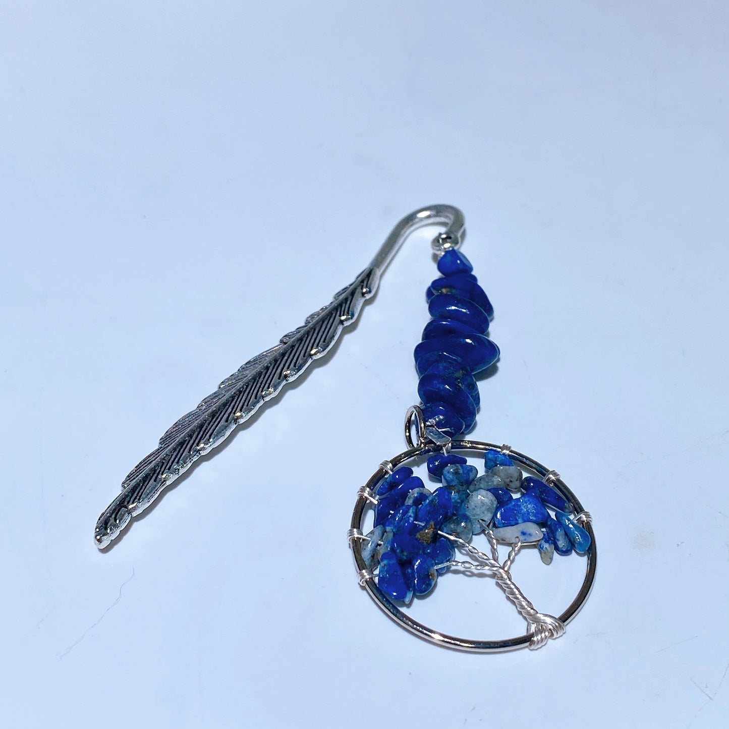Crystal Life Tree Metal Feather Bookmark Crystal Healing Bulk Wholesale