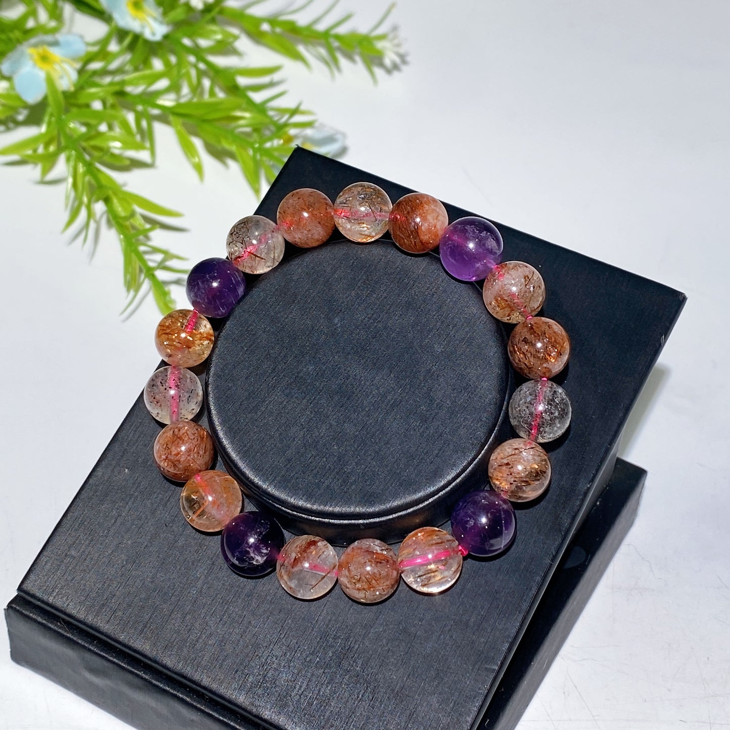 9.5mm Super 7 Bracelet Crystal Healing Bulk Wholesale