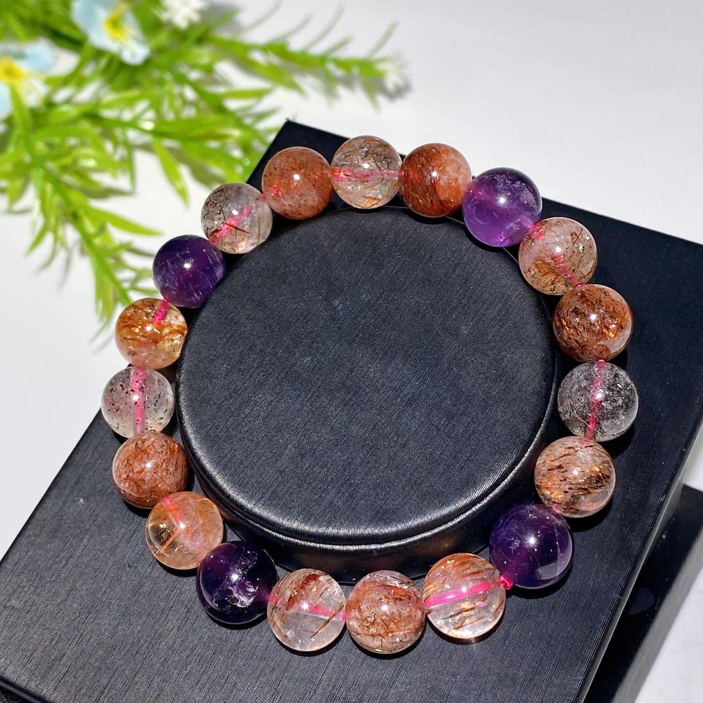 9.5mm Super 7 Bracelet Crystal Healing Bulk Wholesale
