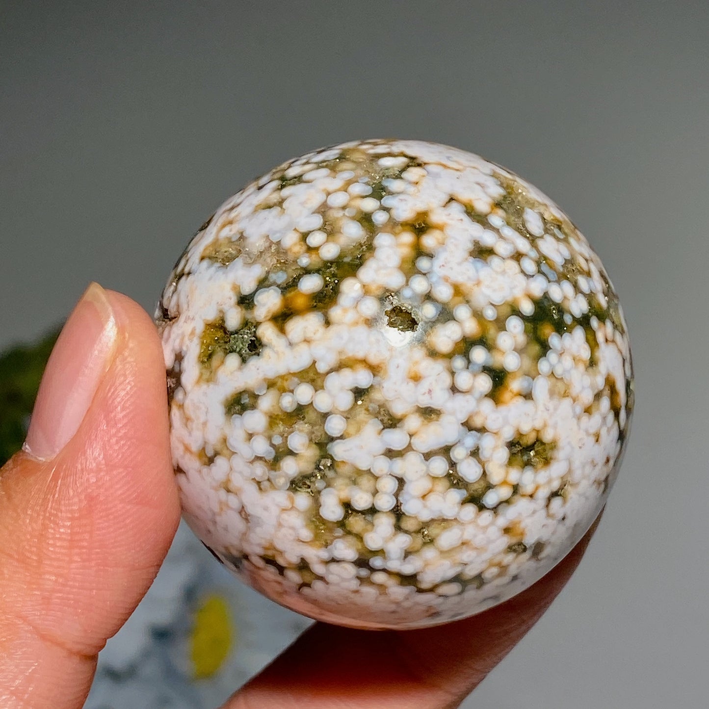 1.8" The 8th Vein Ocean Jasper Sphere Crystal Healing Bulk Wholesale