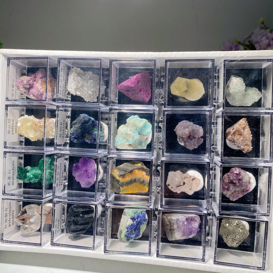 Mixed Crystal Specimen Box Collection Bulk Wholesale