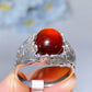 S925 Garnet Ring Pendant Crystal Healing Bulk Wholesale