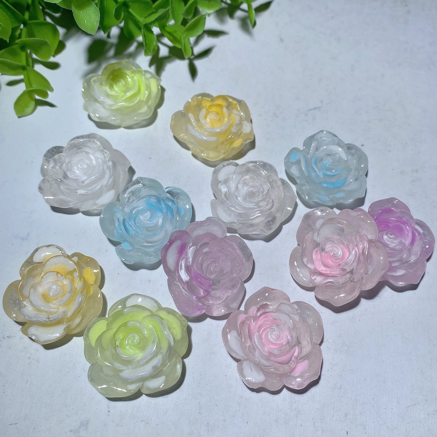 2pcs Resin Luminous Rose Flower Bulk Wholesale