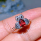 S925 Garnet Ring Pendant Crystal Healing Bulk Wholesale
