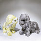 20cm Serpentine Picasso Stone Lion Carving Crystal Healing Bulk Wholesale