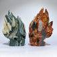 5.5" Jade Skull Carving Crystal Healing Bulk Wholesale