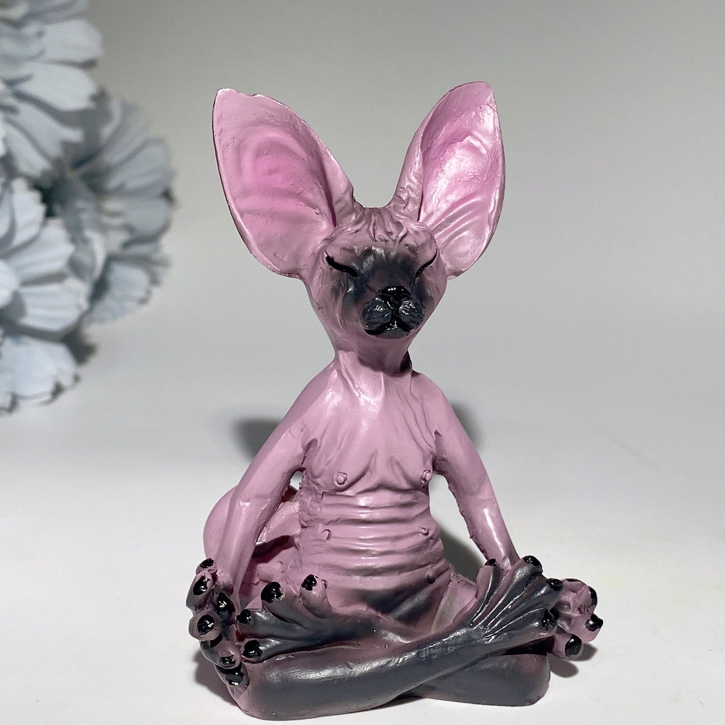 3.1" Medicate Statue Sphynx Cat Carvings Crystal Healing Bulk Wholesale