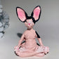3.1" Medicate Statue Sphynx Cat Carvings Crystal Healing Bulk Wholesale