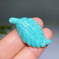 1.5" Amazonite Leaf Carving Crystal Healing Bulk Wholesale