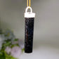 Sterling Silver Black Tourmaline Stick Pendant Crystal healing Bulk WHolesale
