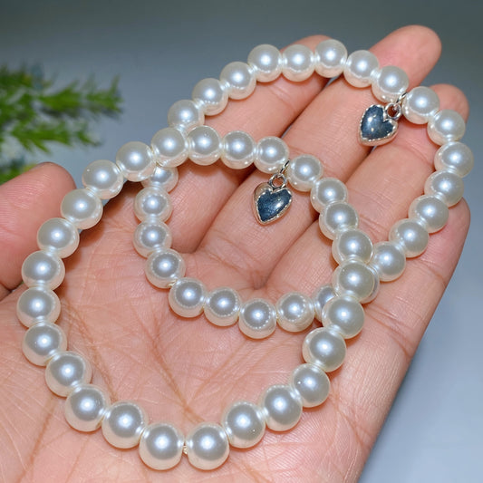 Mother's Day Gift 8mm Crystal Pearl Bracelet with Card Crystal Healing Bulk Wholesale