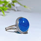 Sterling Silver Blue Apatite Ring Crystal Healing Bulk Wholesale