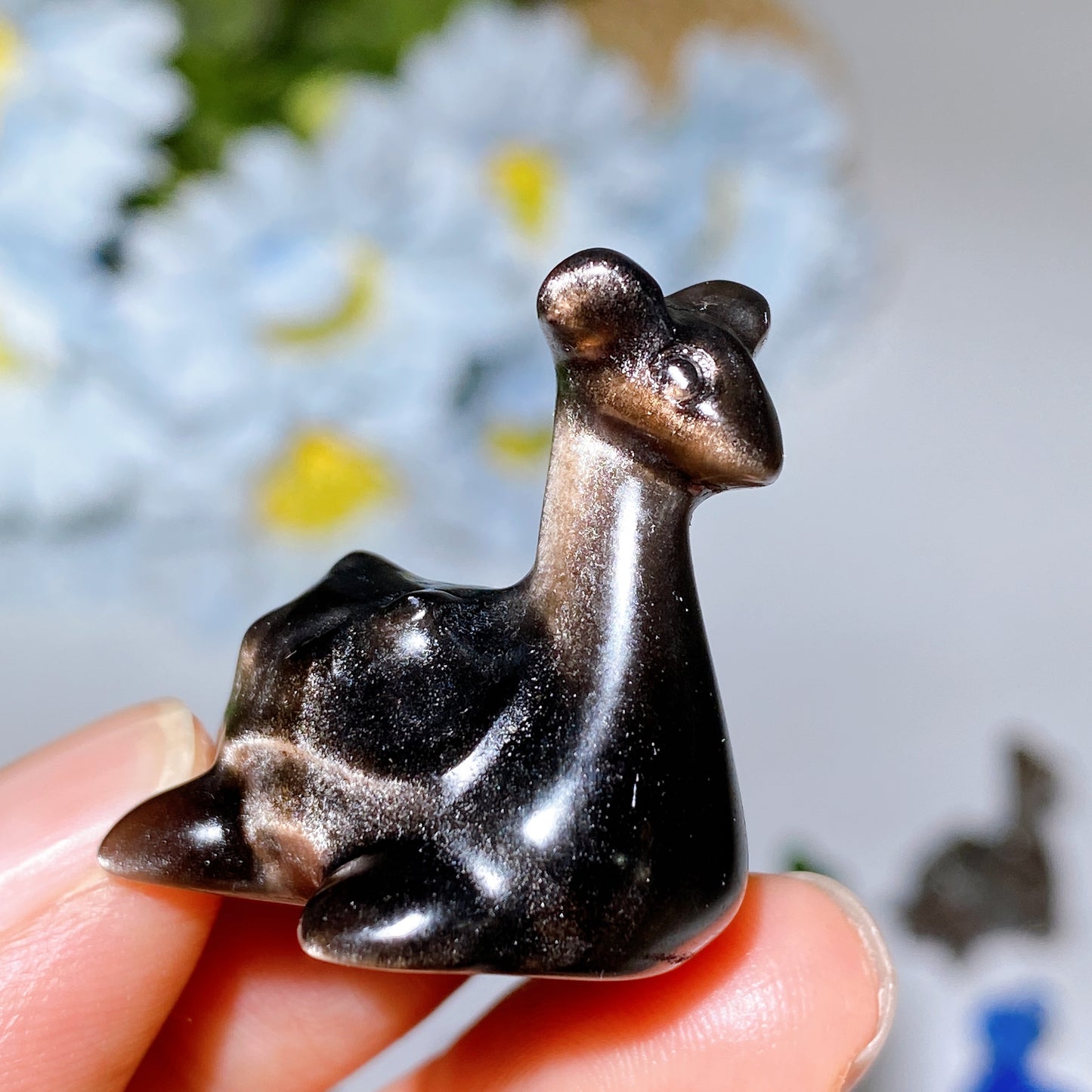 1.2" Mini Crystal Lapras Pokemon Carving Crystal Healing Bulk Wholesale