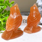 3.0" Honey Calcite Crow Carvings Crystal Healing Bulk Wholesale