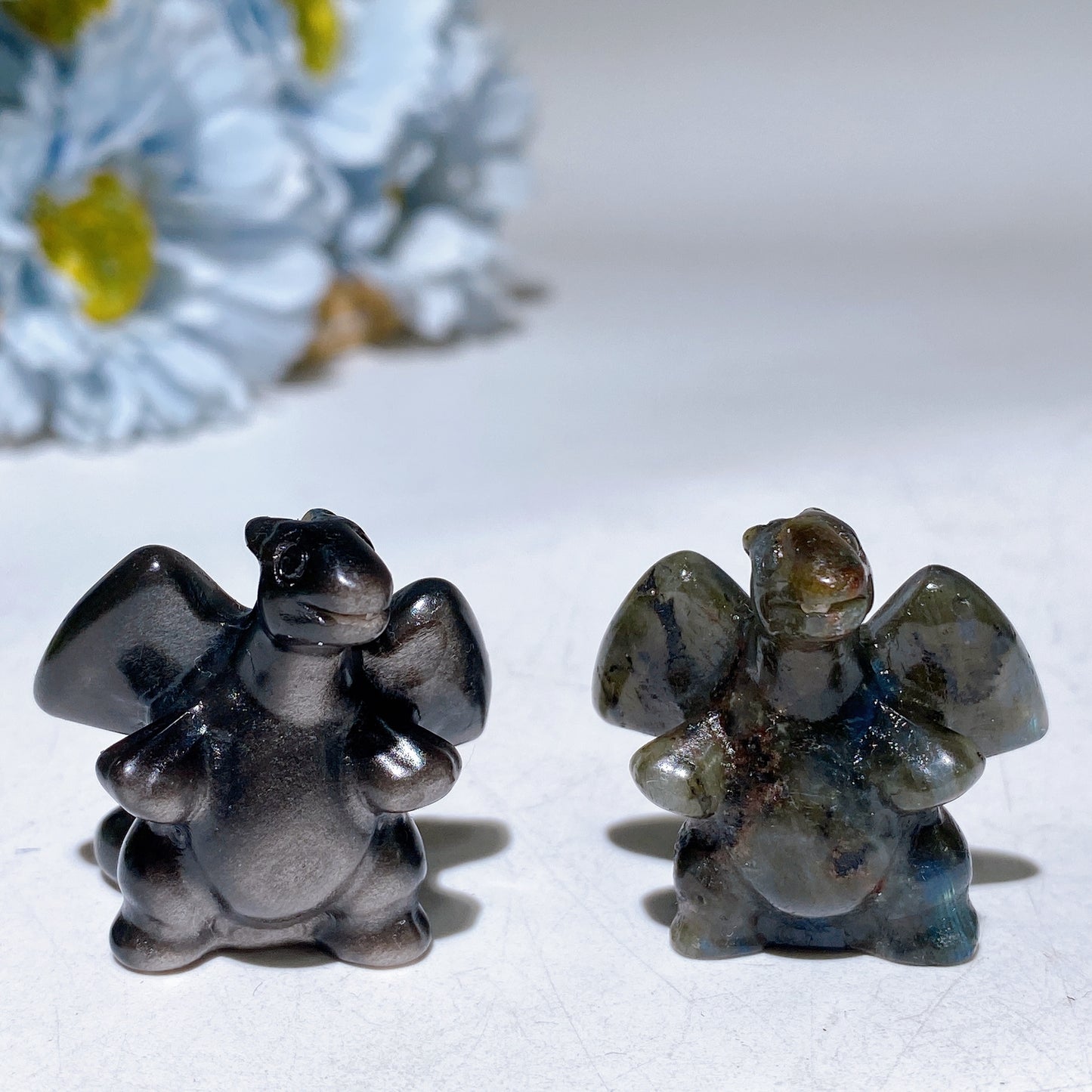 1.2" Mini Crystal Charizard Pokemon Carving Crystal Healing Bulk Wolesale