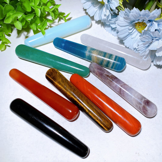 4.3" Mixed Crystal Massage Wand Crystal Healing Bulk Wholesale