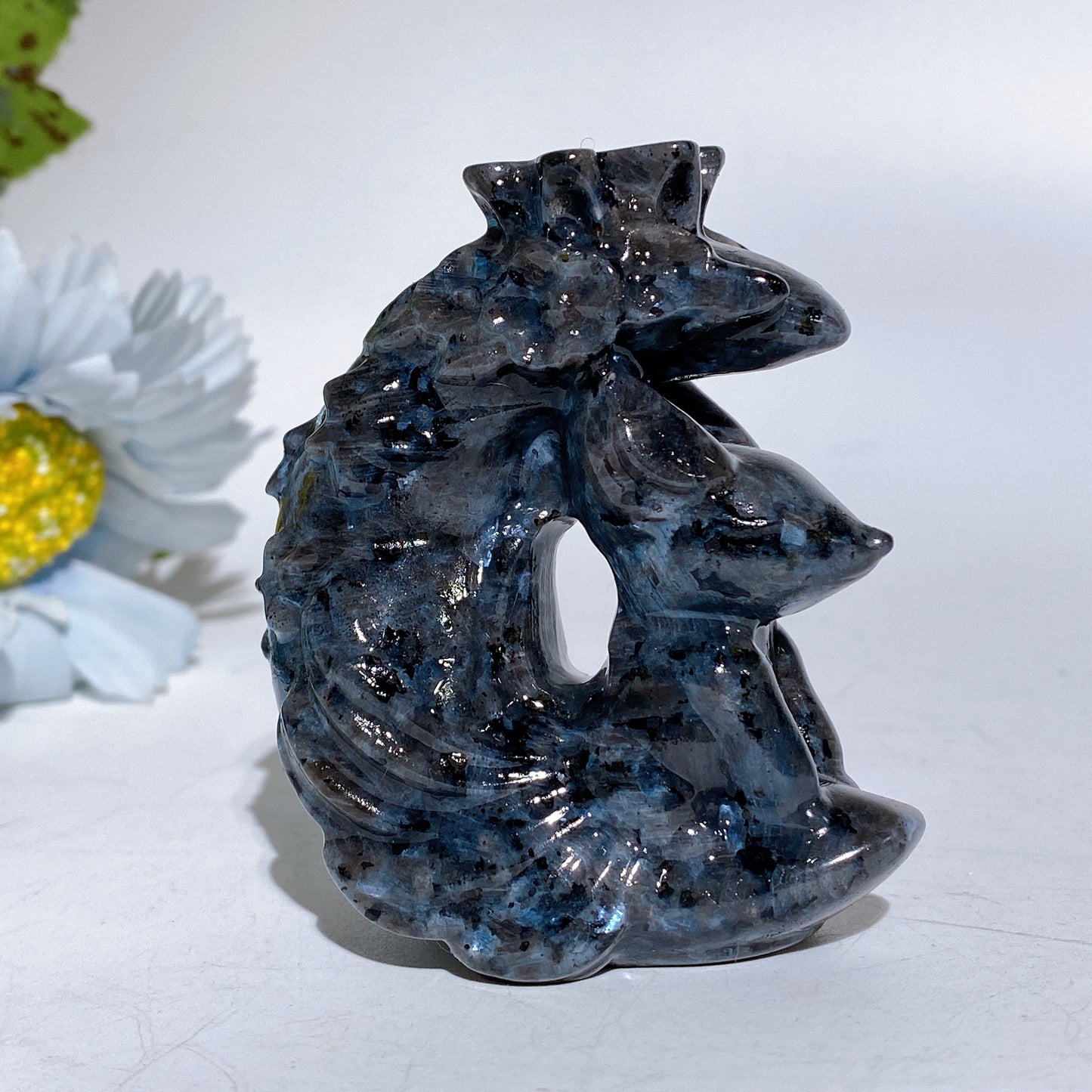 2.7" Crystal Fox Moon Carving Crystal Healing Bulk Wholesale