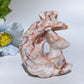2.7" Crystal Fox Moon Carving Crystal Healing Bulk Wholesale