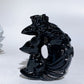 2.7" Crystal Fox Moon Carving Crystal Healing Bulk Wholesale
