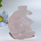 2.7" Crystal Fox Moon Carving Crystal Healing Bulk Wholesale