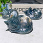 2.0" Moss Agate Cat Carvings Bulk Wholesale