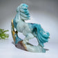 17cm Unique Caribbean Calcite Sky Blue Horse Carving Crystal Healing Bulk Wholesale