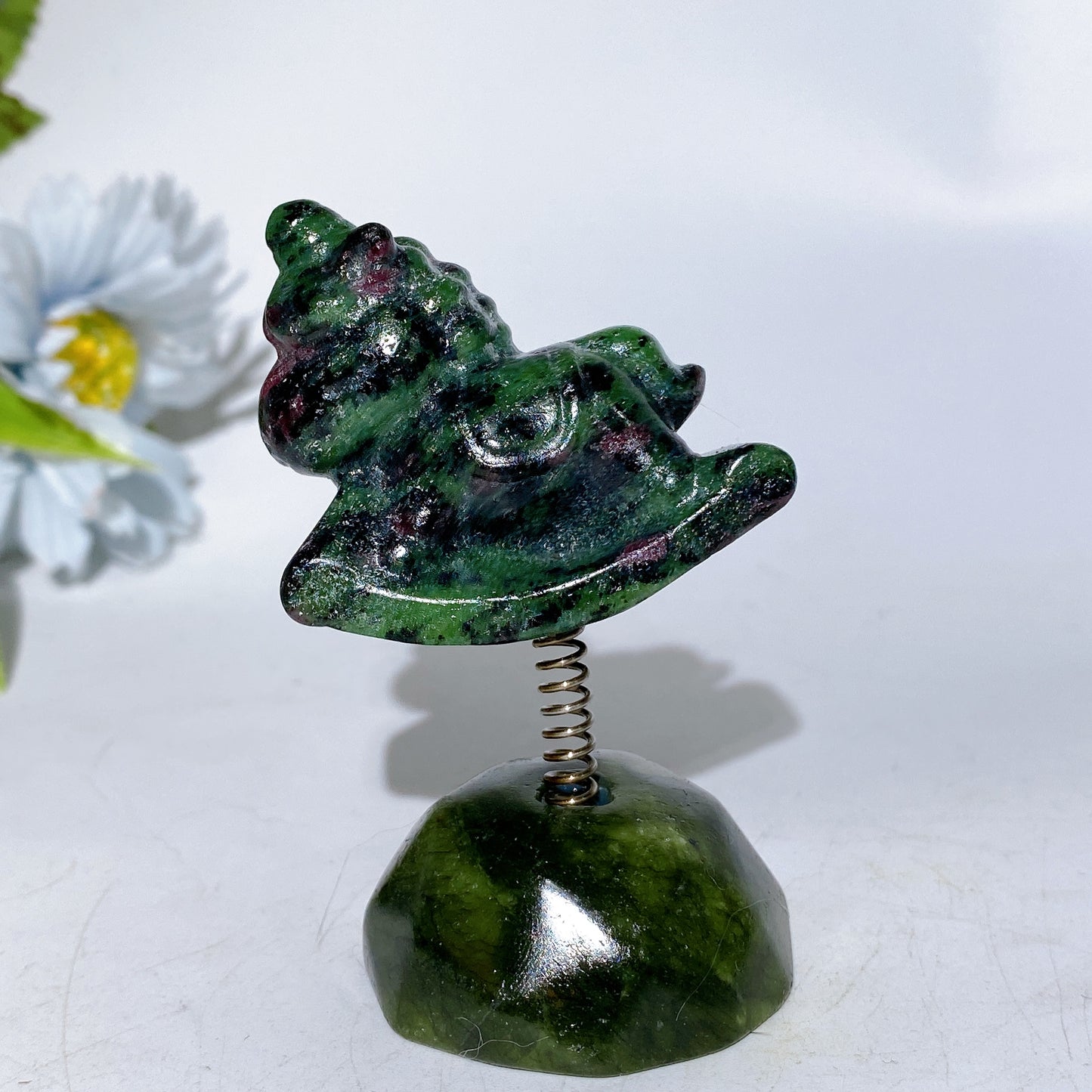 3.2" Crystal Unicorn with Serpentine Base Crystal Healing Bulk Wholesale