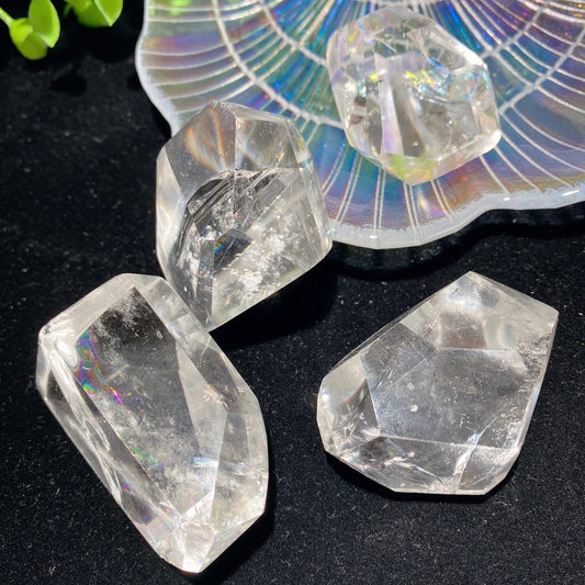 1.5"-2.0" Rainbow Clear Quartz Chunks Crystal Healing Bulk Wholesale