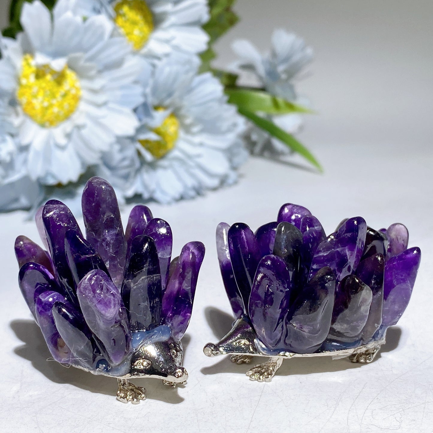 2.0" Crystal Hedgehog Free Form Crystal Healing Bulk Wholesale