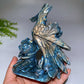 16cm Unique Labradorite Phoenix Carving Crystal Healing Bulk Wholesale