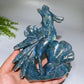 16cm Unique Labradorite Phoenix Carving Crystal Healing Bulk Wholesale