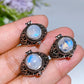 White Cooper Crystal Poison Ring Crystal Healing Bulk Wholesale